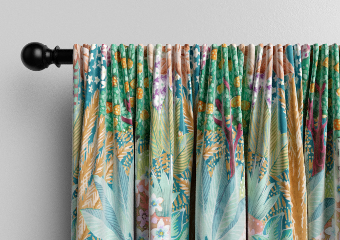 Kolkata Velvet, Carnival - Made to Measure Curtain - Image 9